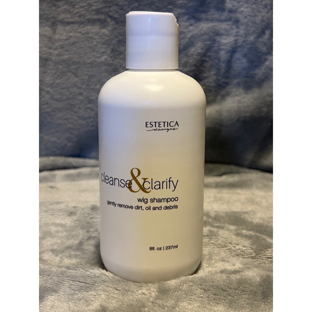 ESTETICA DESIGNS Cleanse & Clarify Wig Shampoo Gently Remove Dirt Oil Debris 8oz